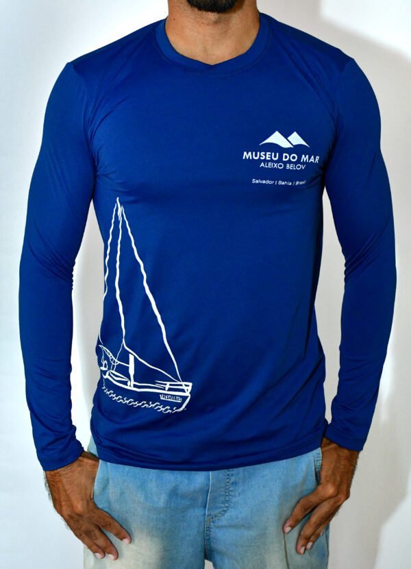 Camisa UV - Barco - Azul Marinho - Image 4